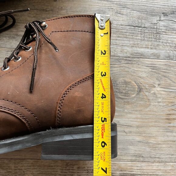 Thursday Boots Women's 9 38 Captain Brown Arizona Adobe Like New Leather Rugged - Picture 7 of 11